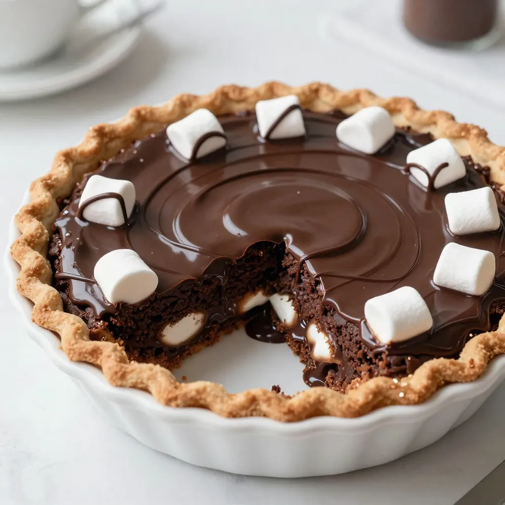 S’mores Brownie Pie Irresistible Dessert Recipe