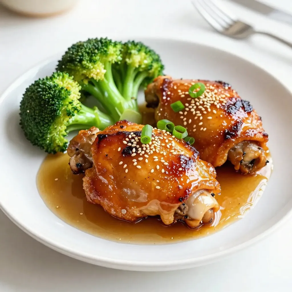 Honey Garlic Chicken Thighs Easy and Flavorful Recipe