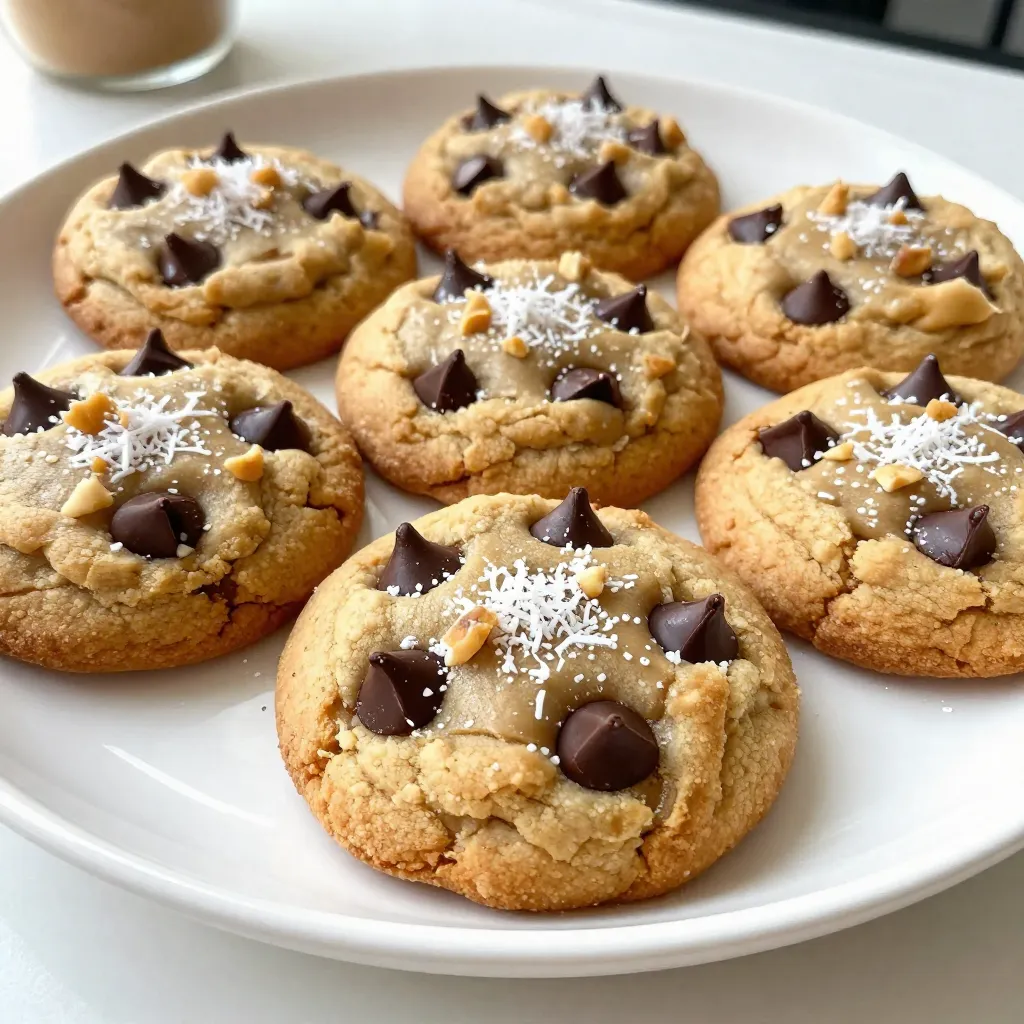 Peanut Butter Chocolate Chip Energy Cookies Delight
