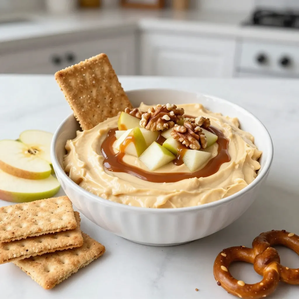 Caramel Apple Cheesecake Dip Irresistible Treat Idea