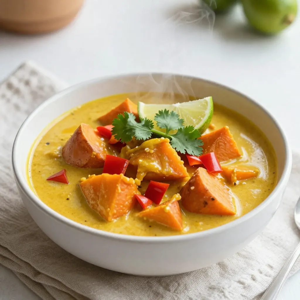 Coconut Curry Sweet Potato Stew Flavorful and Easy Dish