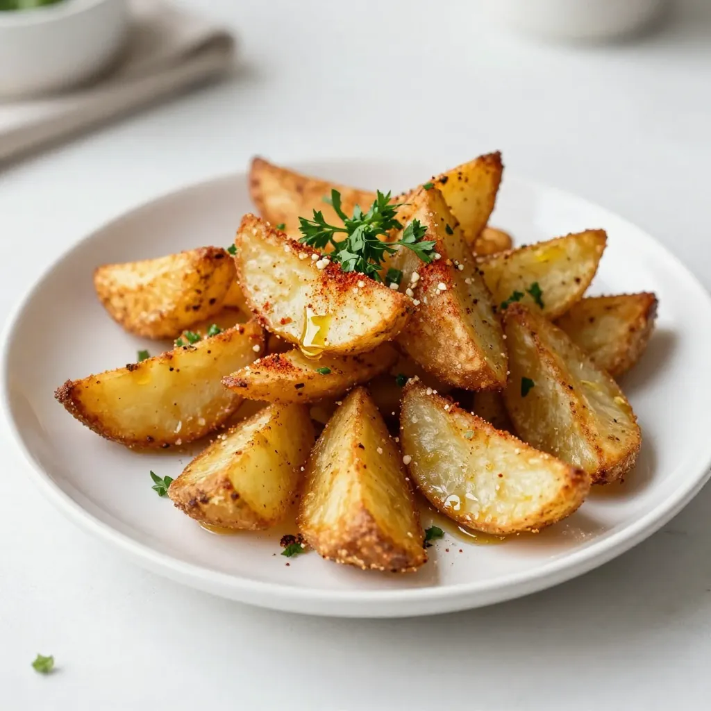 Crispy Air Fryer Potato Wedges Quick and Tasty Snack