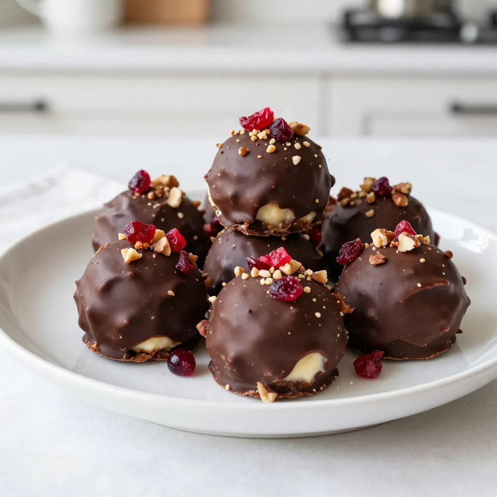 Cranberry Cheesecake Truffles Delightful Sweet Treat