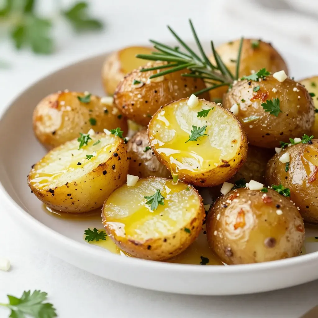 Rosemary Garlic Roasted Potatoes Tasty and Simple Dish
