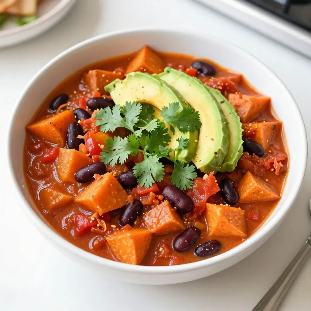 Vegan Sweet Potato Chili Flavorful and Hearty Dish