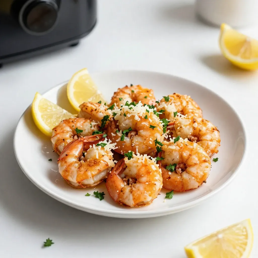 Air Fryer Garlic Parmesan Shrimp Quick and Simple Recipe