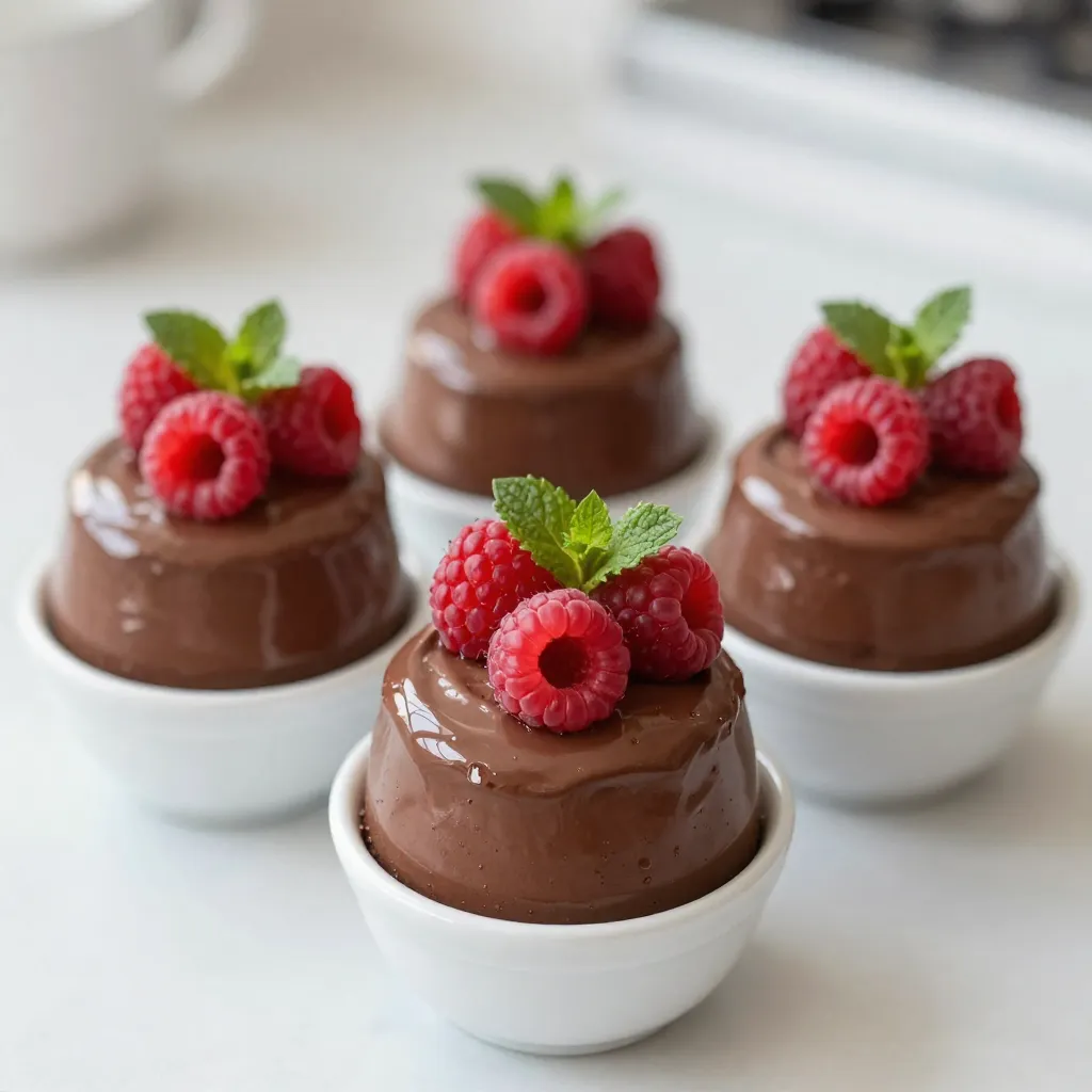 Raspberry Chocolate Mousse Cups Delightful Dessert Treat