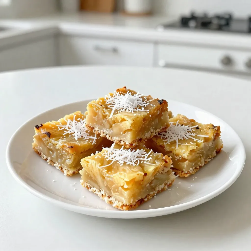 Tropical Pineapple Coconut Bars Easy and Tasty Treat