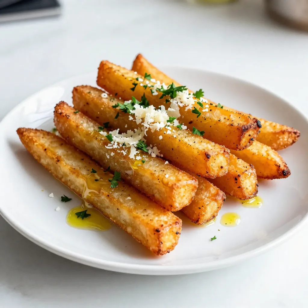 Garlic Parmesan Carrot Fries Crispy and Flavorful Snack