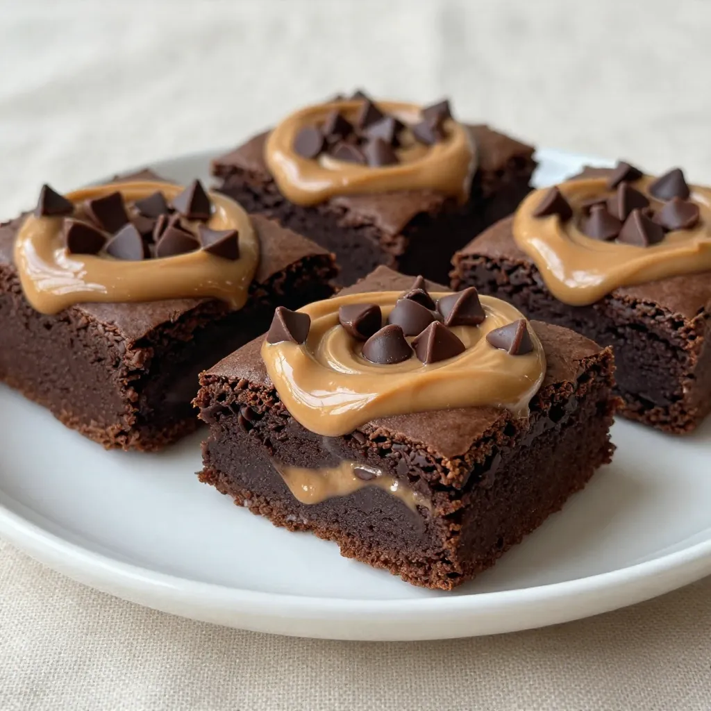 Peanut Butter Chocolate Swirl Brownies Delight Recipe