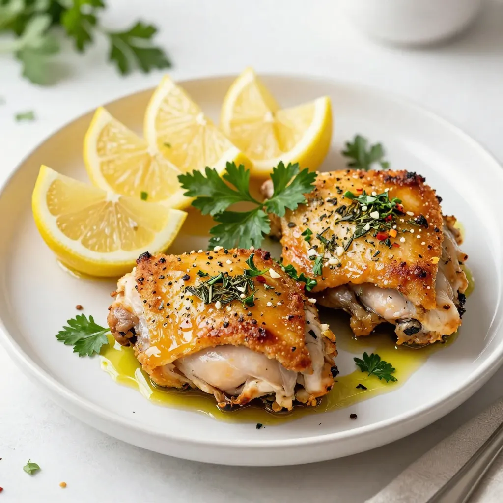 Italian Herb Chicken Thighs Flavorful and Juicy Meal