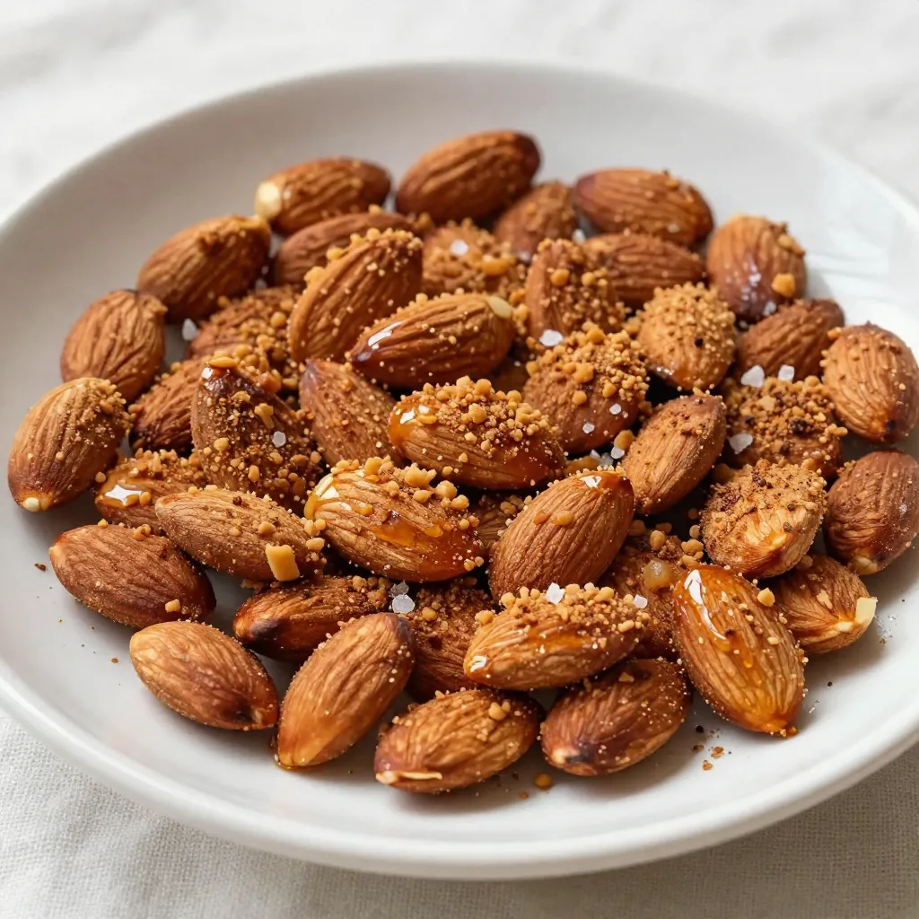 Cinnamon Honey Roasted Almonds Simple and Delicious Snack