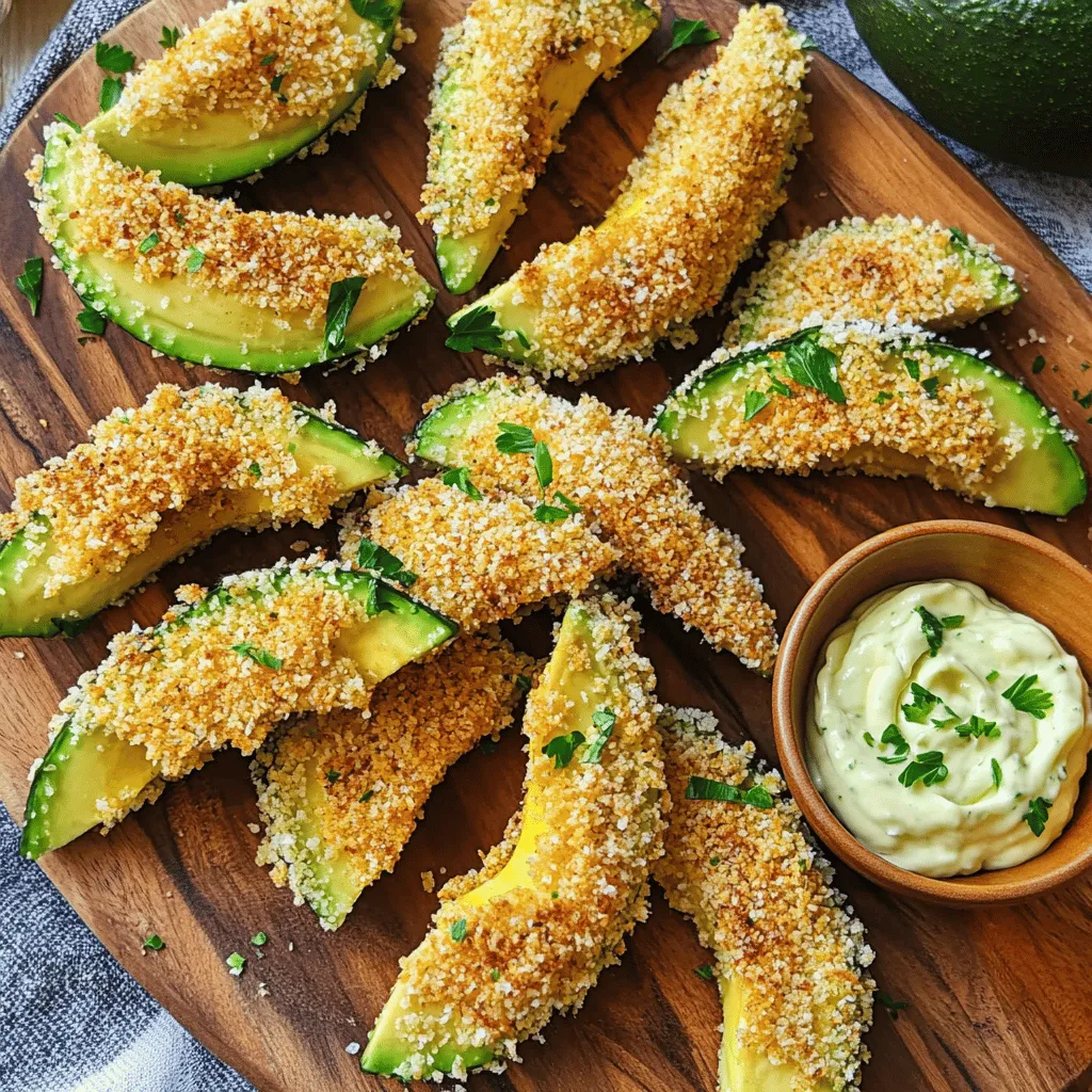 Air Fryer Parmesan Crusted Avocado Fries Recipe