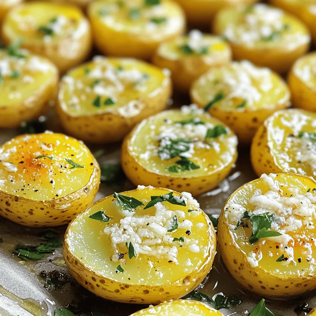 Garlic Parmesan Roasted Potatoes Crunchy Delight