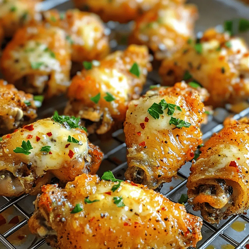 Garlic Parmesan Chicken Wings Irresistible and Tasty