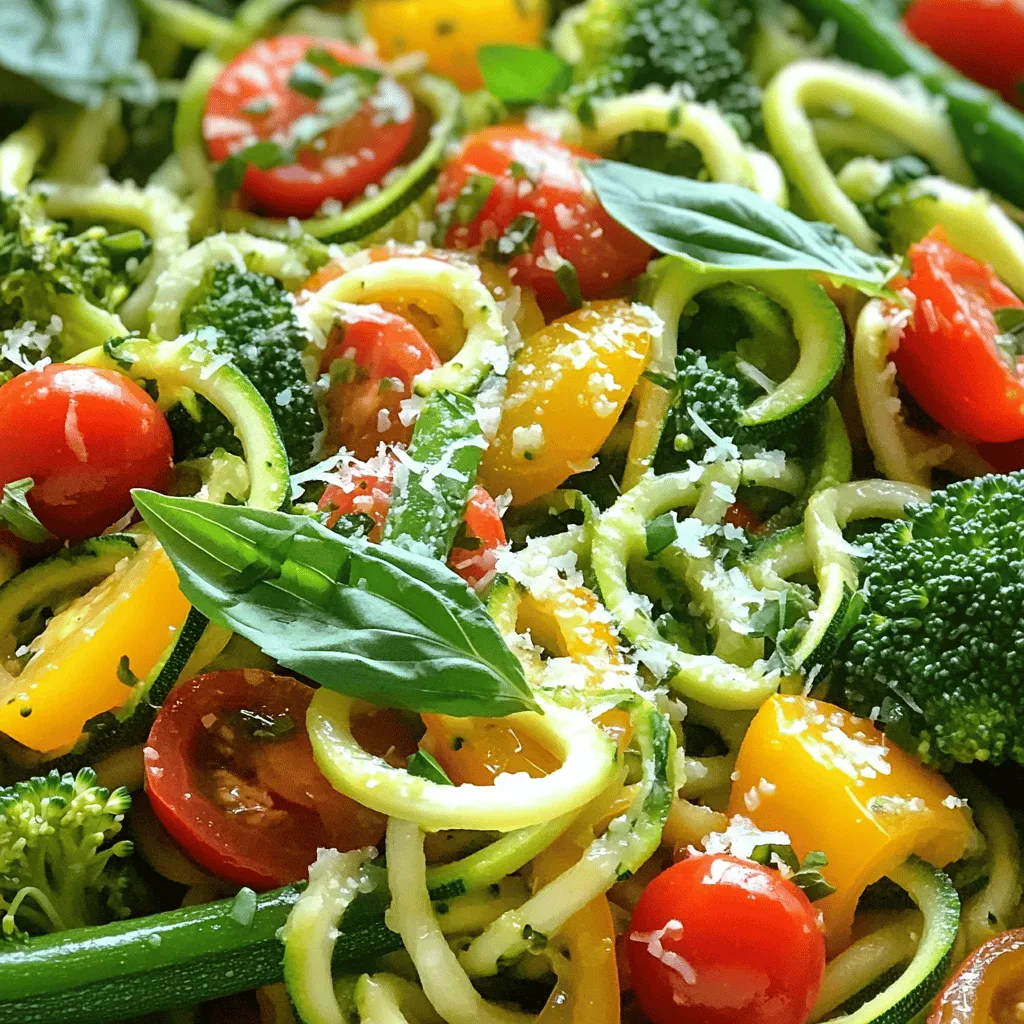 Zucchini Noodle Primavera Flavorful Veggie Delight