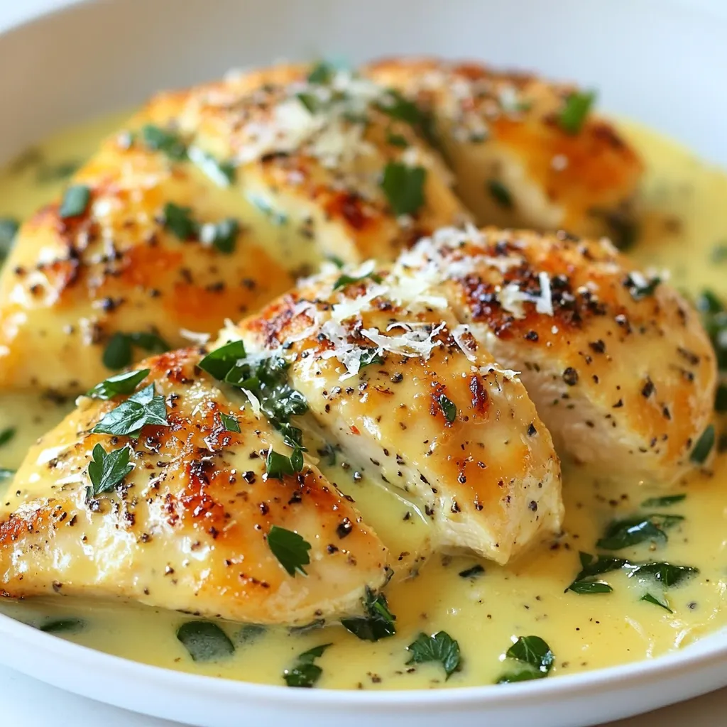 Creamy Garlic Herb Chicken Flavorful and Simple Dish