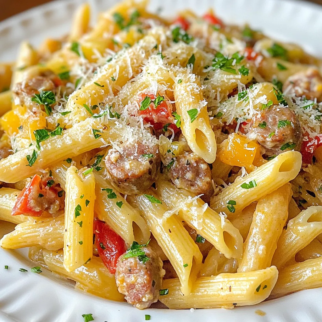 Spicy Cajun Sausage Pasta Flavorful and Quick Recipe
