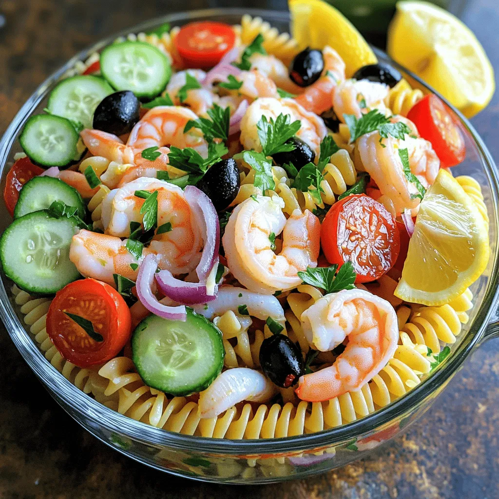 Seafood Pasta Salad Tasty and Refreshing Summer Dish