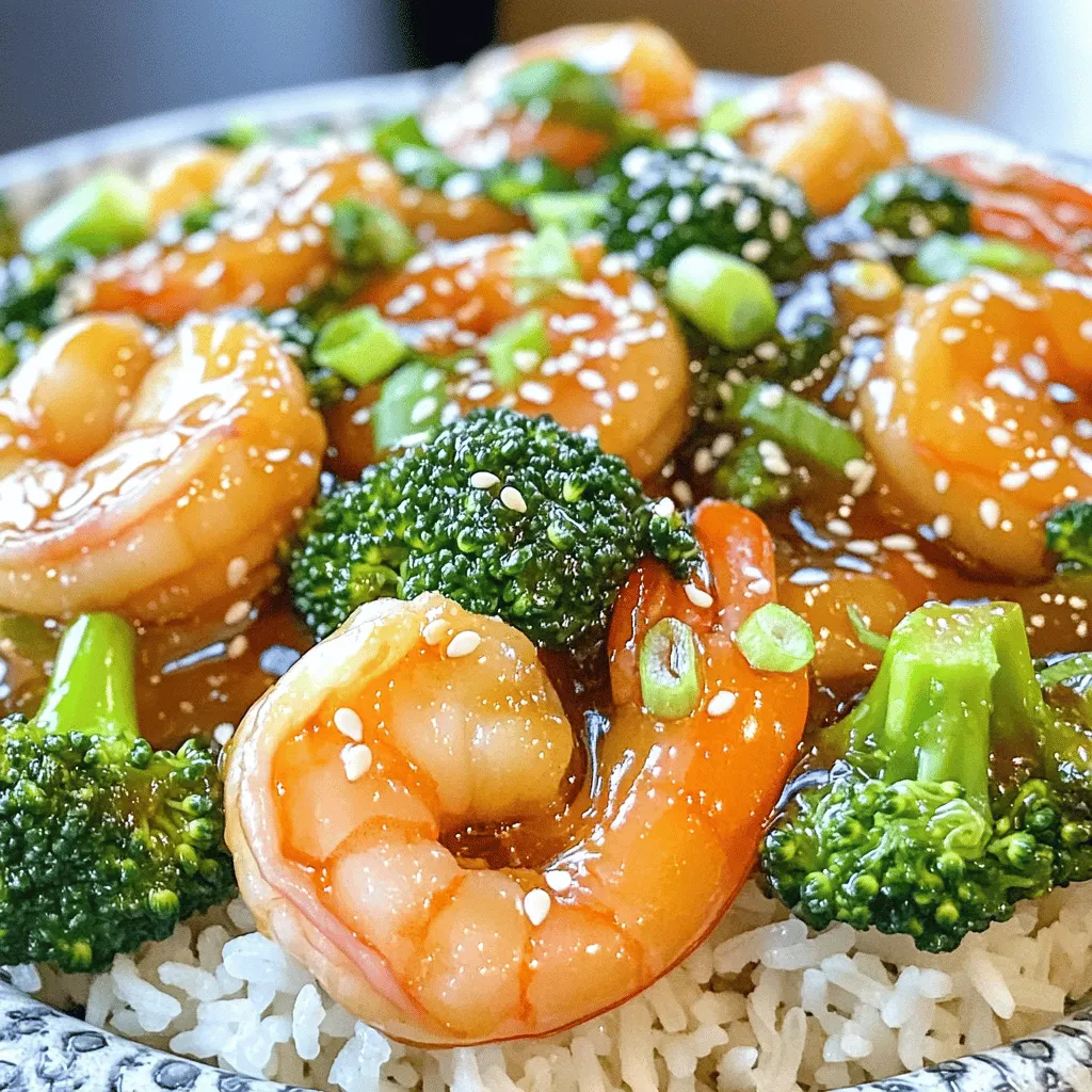 Honey Garlic Shrimp and Broccoli Flavorful Meal