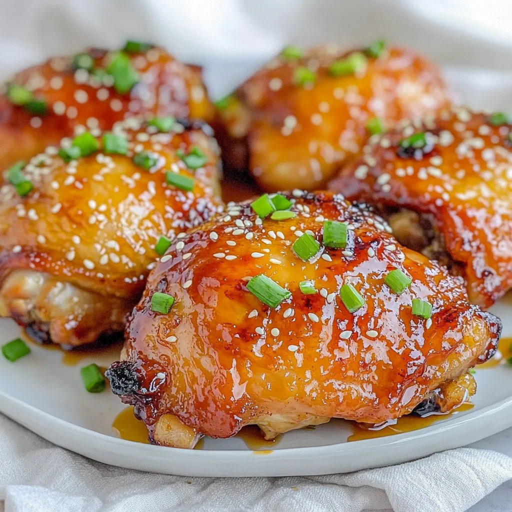 Honey Garlic Chicken Thighs Easy and Flavorful Dinner