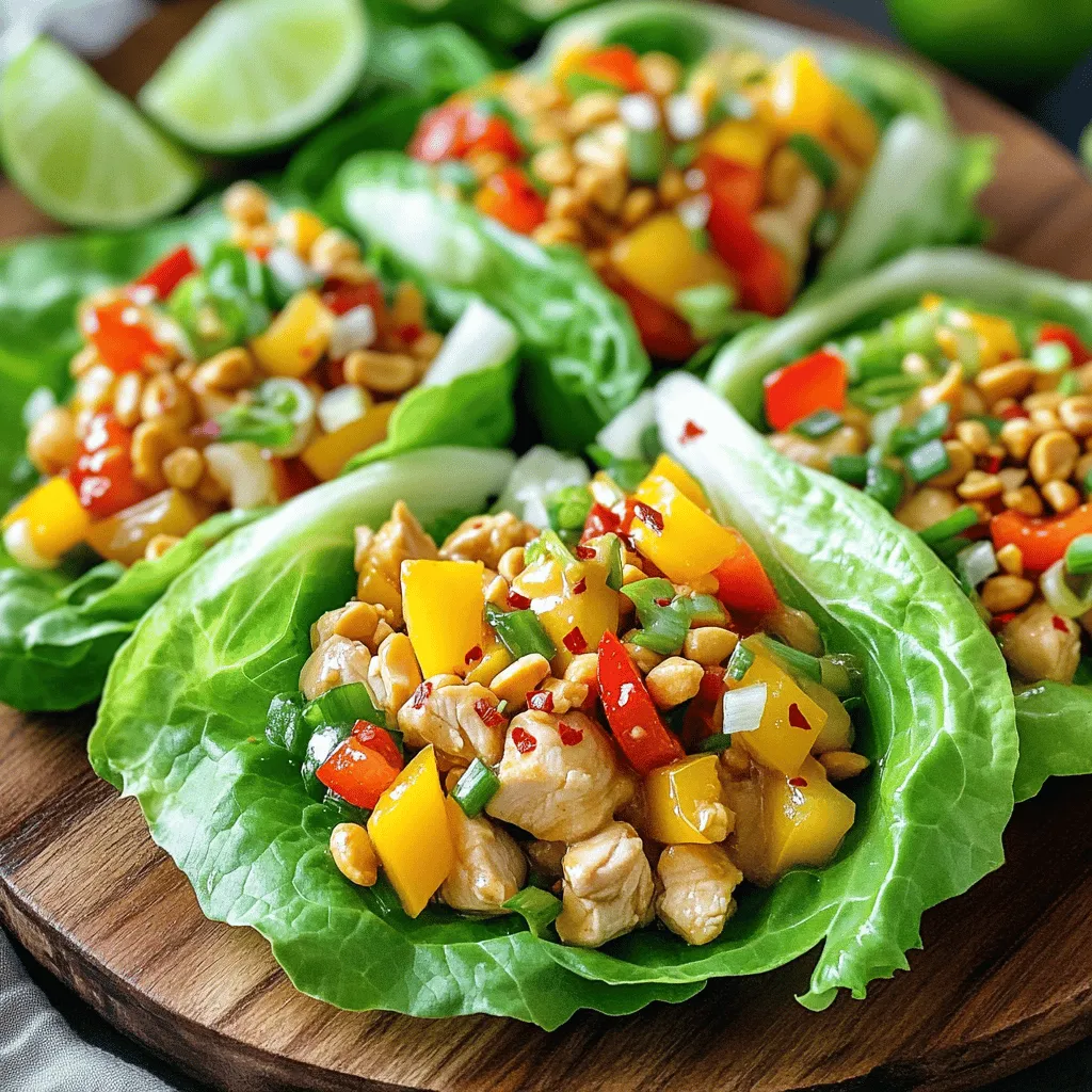 Kung Pao Chicken Lettuce Wraps Flavorful and Easy Meal