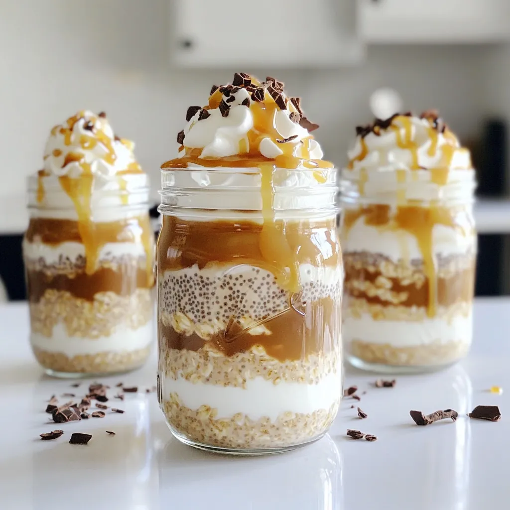 Caramel Macchiato Overnight Oats Simple Breakfast Delight