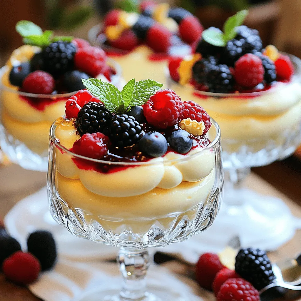 Vanilla Mousse Dreamy and Delicious Dessert Delight