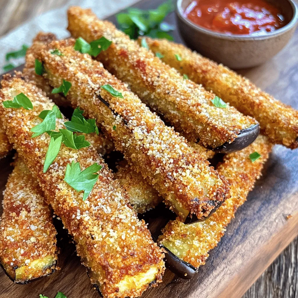Crispy Air Fryer Eggplant Fries Easy and Delicious Snack