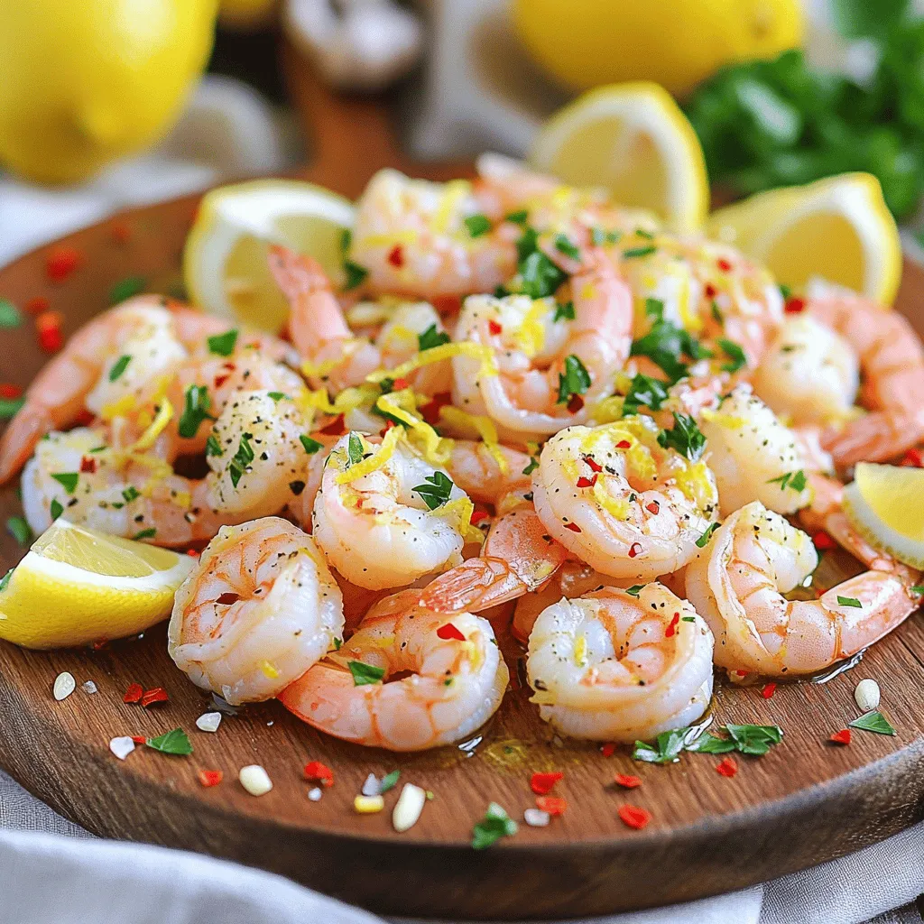 Zesty Lemon Garlic Shrimp Quick and Flavorful Meal