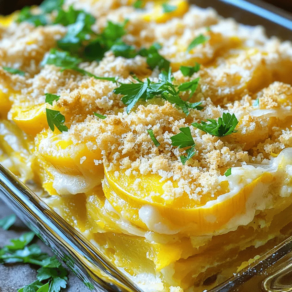 Cheddar Squash Casserole Flavorful Family Favorite