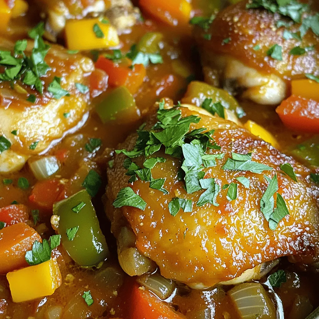 Easy Chicken Cacciatore Flavorful and Simple Dish