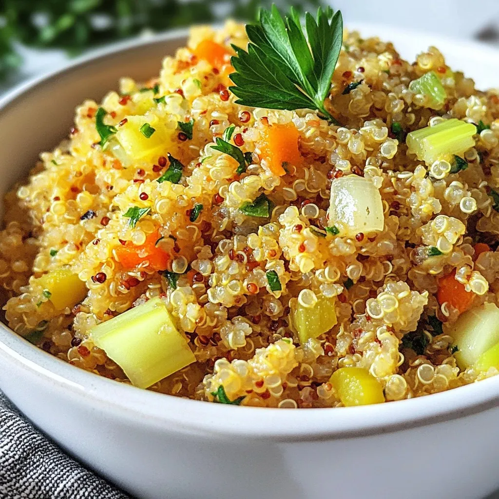 Garlic Herb Quinoa Pilaf Tasty and Nutritious Side