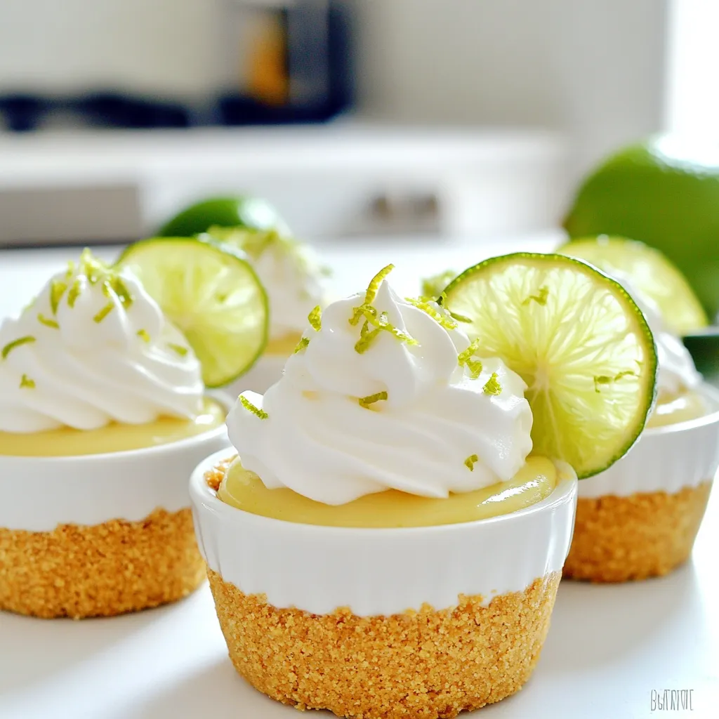 No Bake Key Lime Pie Cups Fresh and Tangy Delight