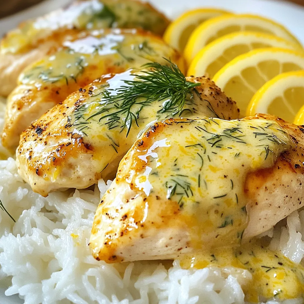 Creamy Lemon Dill Chicken Simple and Flavorful Dish