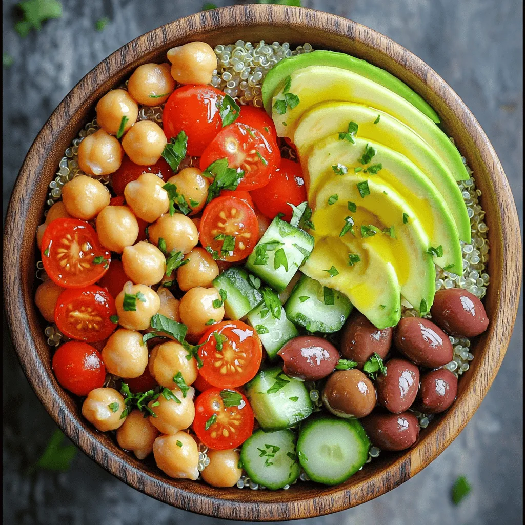 Vegan Mediterranean Bowl Flavorful and Nutritious Meal