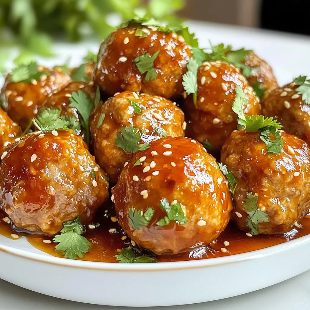 Sweet Chili Glazed Meatballs Tasty and Simple Dish