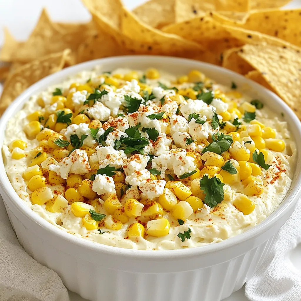 Mexican Street Corn Dip Flavorful and Easy Recipe