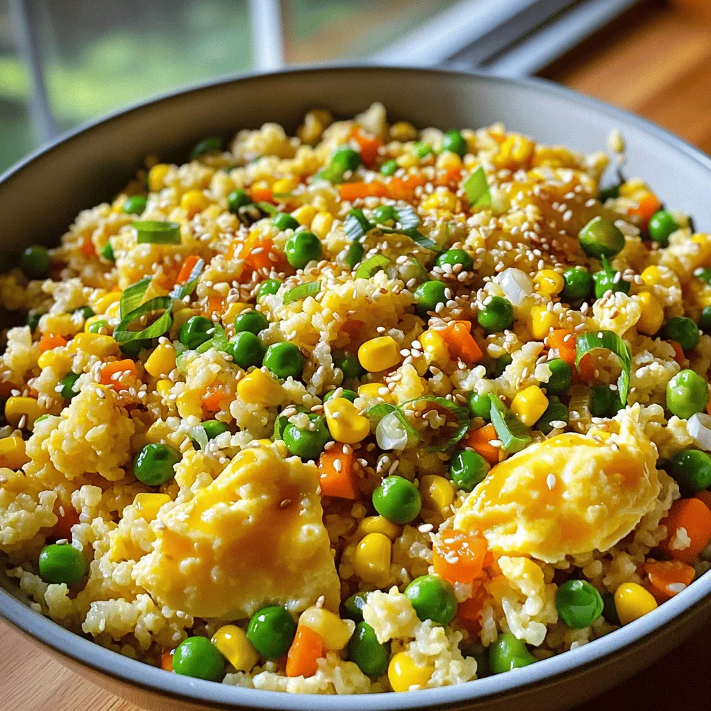 Cauliflower Fried Rice Simple and Healthy Dish