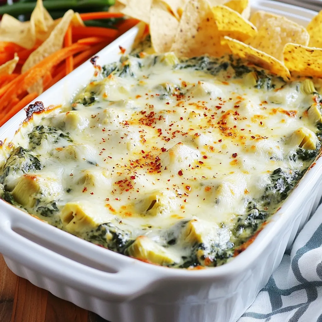 Creamy Spinach Artichoke Dip Irresistibly Tasty Treat