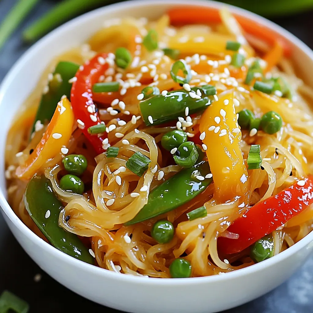 Honey Garlic Asian Noodle Stir-Fry Flavorful Delight