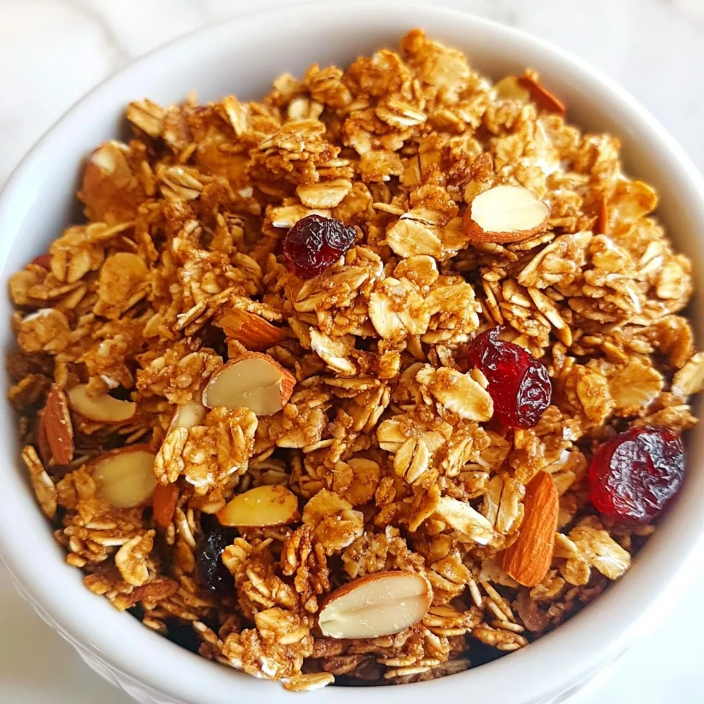 Vanilla Almond Granola Crunchy and Simple Recipe