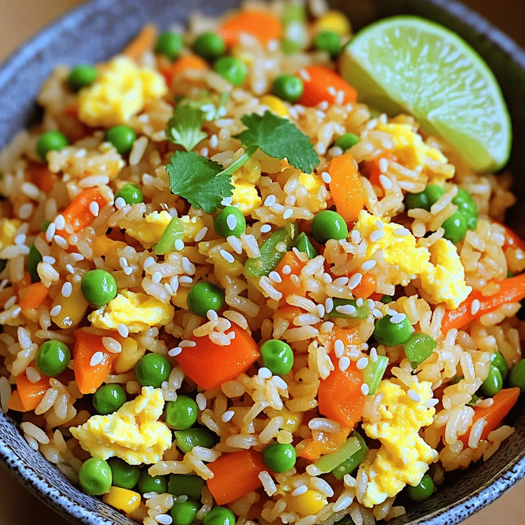 Simple Veggie Fried Rice Flavorful and Quick Meal