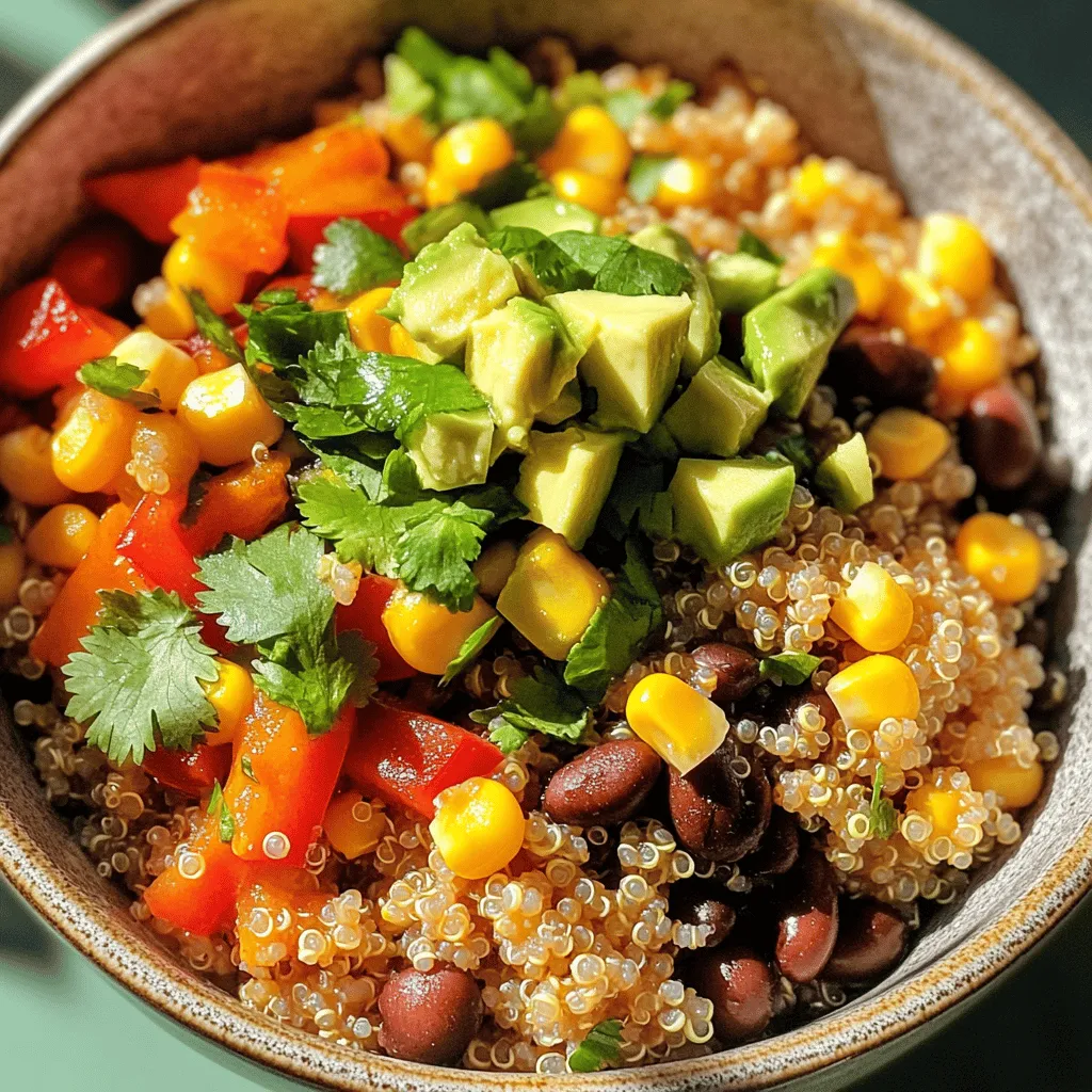 Spicy Southwest Veggie Bowl Flavorful and Healthy Dish