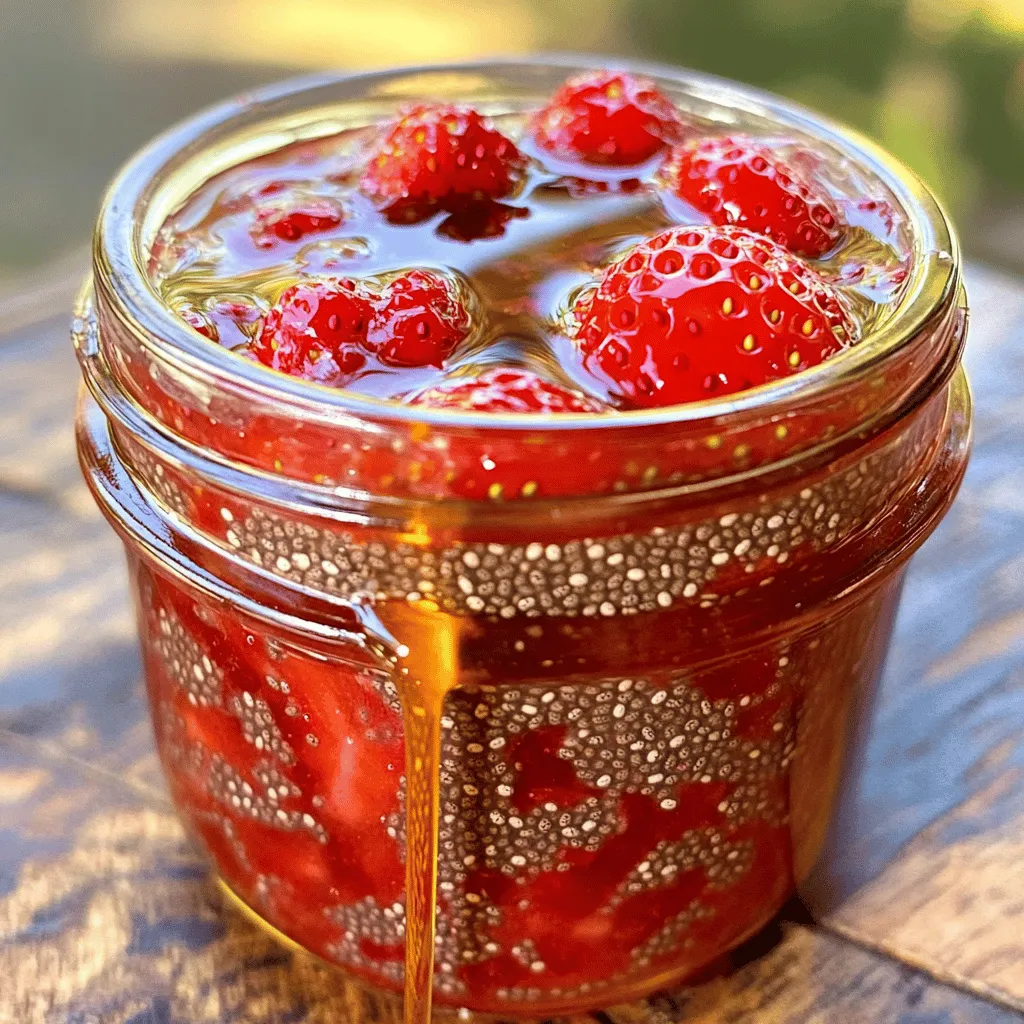 Strawberry Vanilla Chia Seed Jam Easy and Tasty Recipe