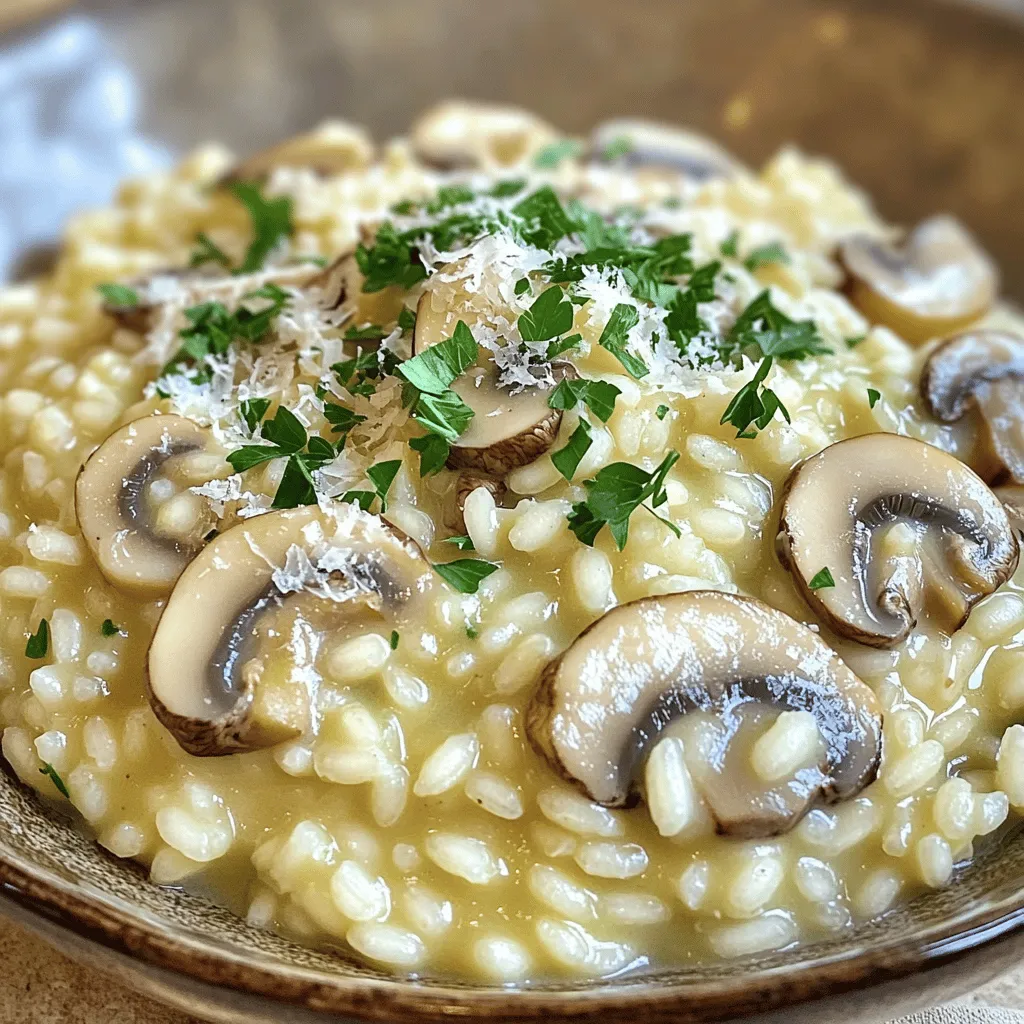 Creamy Mushroom Risotto Rich and Savory Delight