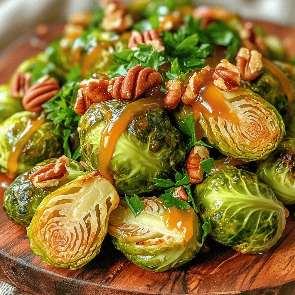 Maple Glazed Brussels Sprouts Perfectly Roasted Delight