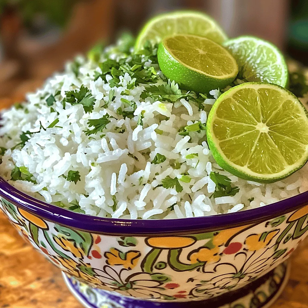 Cilantro Lime Rice Flavorful and Easy Recipe