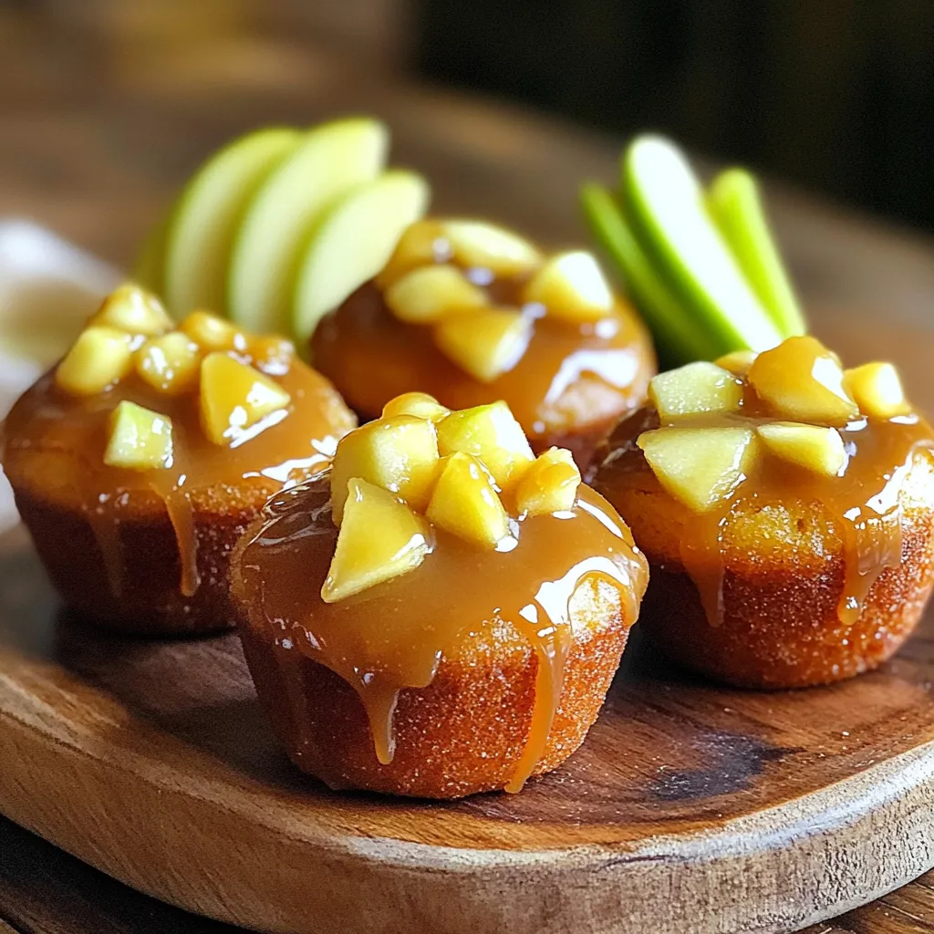 Caramel Apple Cider Donut Muffins Flavorful Delight