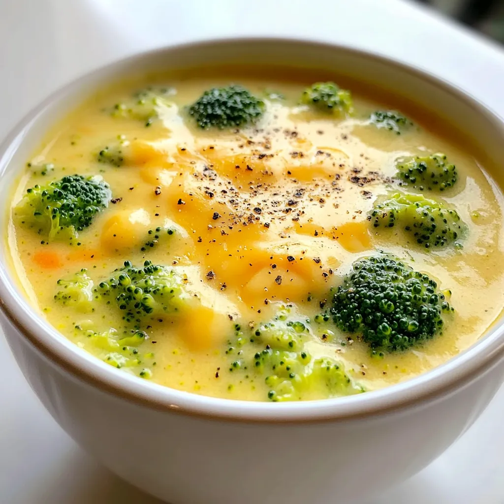 Instant Pot Creamy Broccoli Cheddar Soup Delight